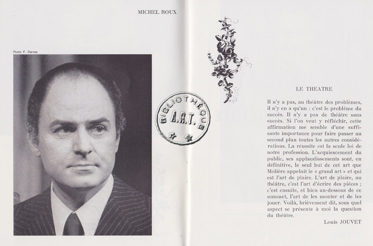 Les programmes de Théatre de l\